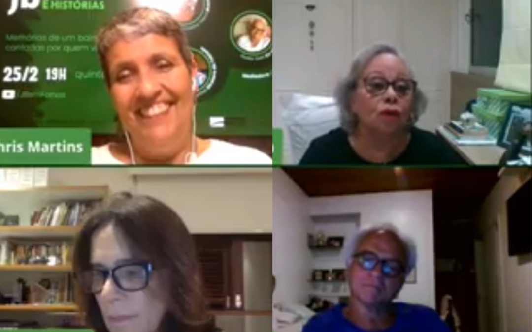 DESTAQUES DA PRIMEIRA LIVE JB EM FOLHAS E HISTÓRIAS
