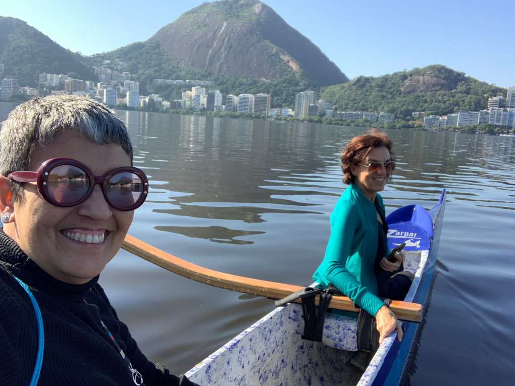 Foi Luize quem me apresentou a canoa