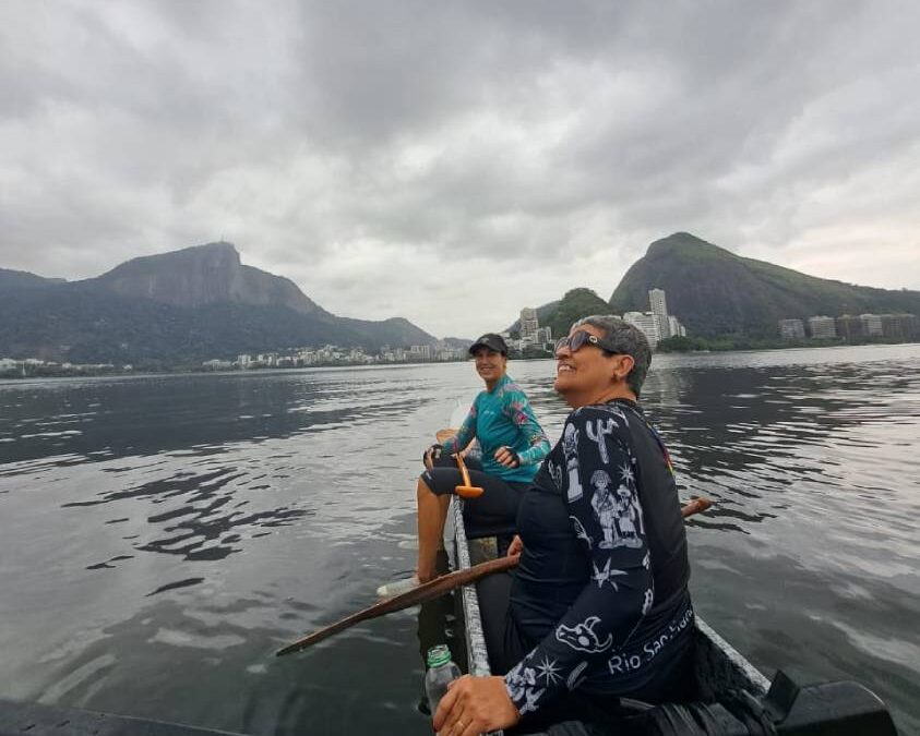 ALOHA, CANOA HAVAIANA…NA LAGOA