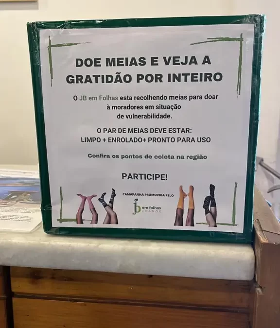 “DOE MEIAS” ESTÁ DE VOLTA!