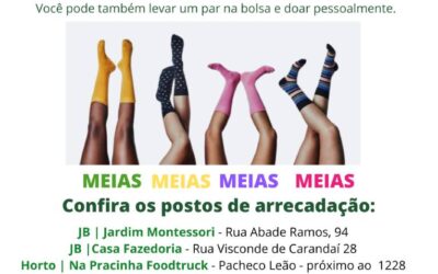 CAMPANHA ‘DOE MEIAS’ ESTÁ DE VOLTA!