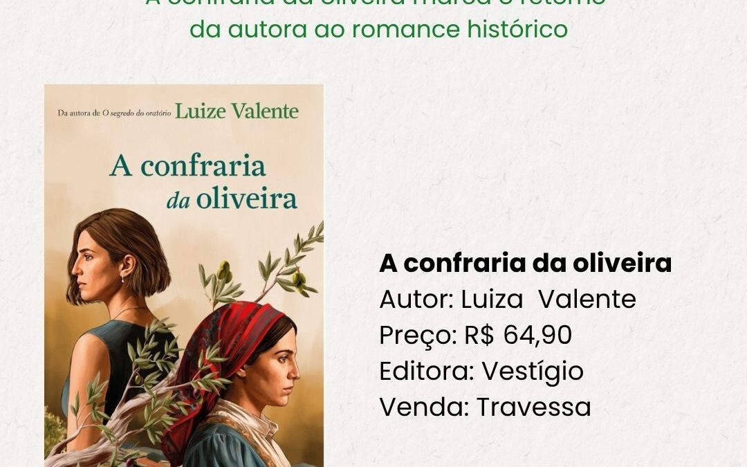 O NOVO LIVRO DE LUIZE VALENTE 